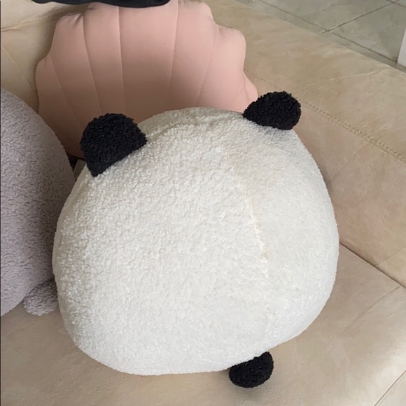 Kawaii Panda Plush Cushion - Picture 2 of 3